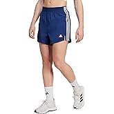 Adidas Womens 3-Stripes High-Rise Training Shorts
