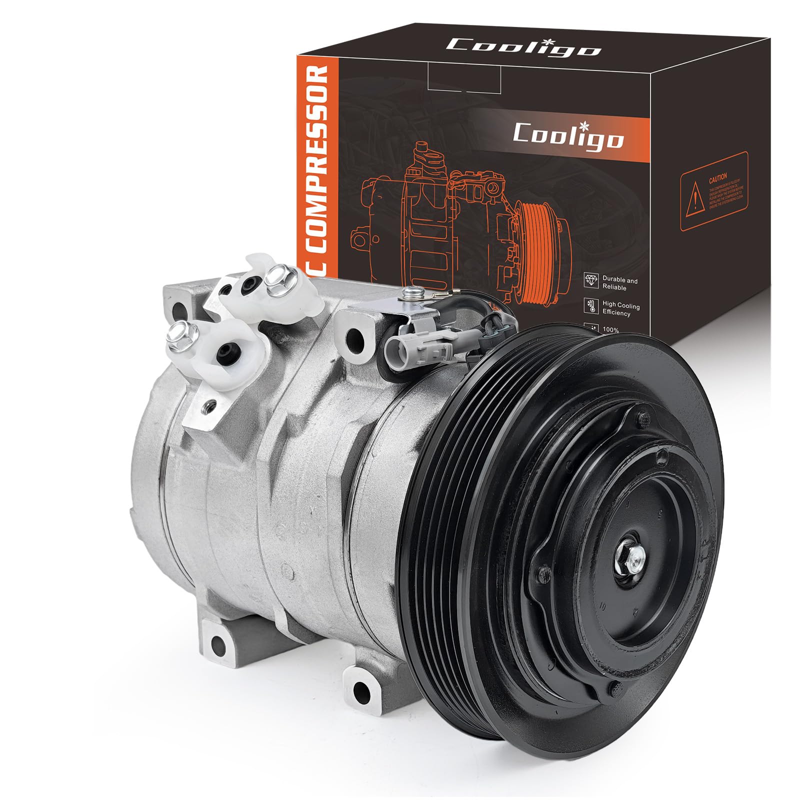 Photo 1 of Air Conditioner A/C Compressor with Clutch Fit for 2003-2008 Toyota Corolla, 2003-2008 Toyota Matrix 1.8L L4,Replaces 8832002120, 883200212084, 8840302050, 8841002130, 8841102050