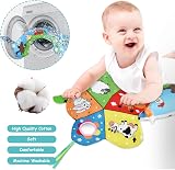 Vicloon Tummy Time Pillow Baby Toy Black White High Contrast Detachable Support view 5