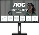 AOC Q27P3CV 27 inch QHD Monitor 75Hz IPS Height Adjust USB-C PD 65W USB Hub view 2