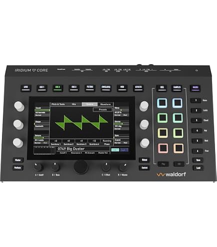 Amazon.com: Waldorf Protein - 8 Voice Wavetable Synth with ASIC