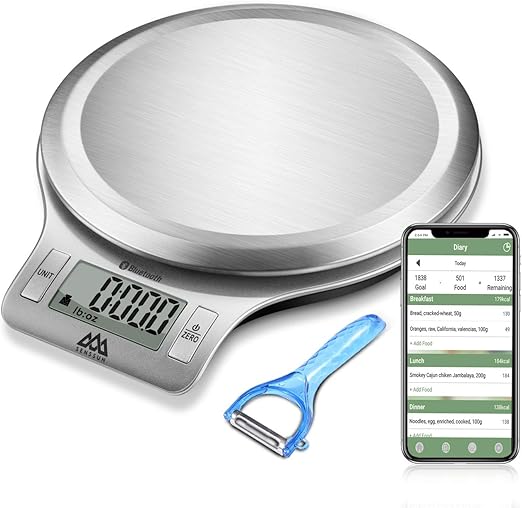 Amazon Com Senssun Nourish Digital Kitchen Food Scale With