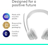 Logitech Zone 300 Wireless Headset Noise Cancelling Mic Off-White view 7