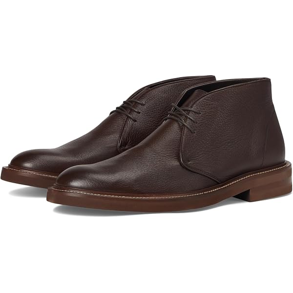 Tawny Goods Leather Chukka Boots Mens 7 Business Casual Black & Brown Crafted Tawny Goods Limited Leather Wingtip Brogue Business Casual  main image 4