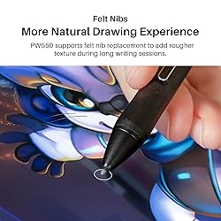 HUION PW550 Battery-Free Stylus, PenTech 3.0+ for