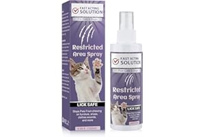 PUDXLRE Cat Deterrent Spray. 120ML Cat Repellent Indoor for Cat and Kitten. Cat Scratch Furniture Protector. Effective Cat Repellent Spray for Furniture, Plants, Floors, Curtains, Sofas, Indoor & Outdoor Use.