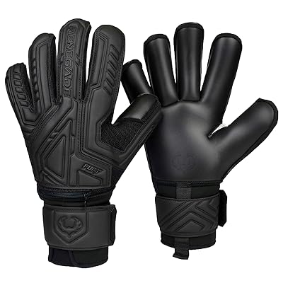 Renegade GK Fury Goalie Gloves (Sizes 7-11, 6 Styles, Level 4) Pro-Tek Fingersaves &amp; 4mm Giga Grip | High Perf. Pro-Level Goalkeeper Glove | Superior Grip, Protection, and Comfort | Based in The USA
