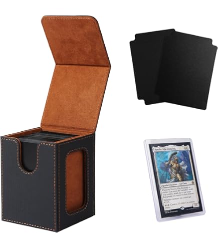 Amazon.com: 4 Pack MTG Commander Deck Box with 50 Card Sleeves
