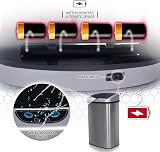 NETTA 70L Sensor Bin Kitchen Extra Large Touch Free Brushed Stainless view 4