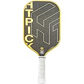 Pickleball Paddles, Professional Carbon Fiber Pickleball Paddle for High Spin & Powerful Shots with Honeycomb Core Pickleball Racket for Indoor Outdoor Play