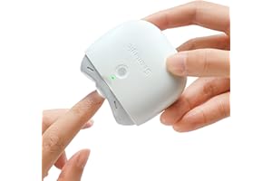 DIIRGLUS Electric Automatic Nail Clipper with Light & 2 Speeds,Fingernail Cutter and File 2 in 1 Design, Nail Scraps Storage,USB Rechargeable Safety Fingernail Trimmer for Baby, Kids, Seniors and Adult