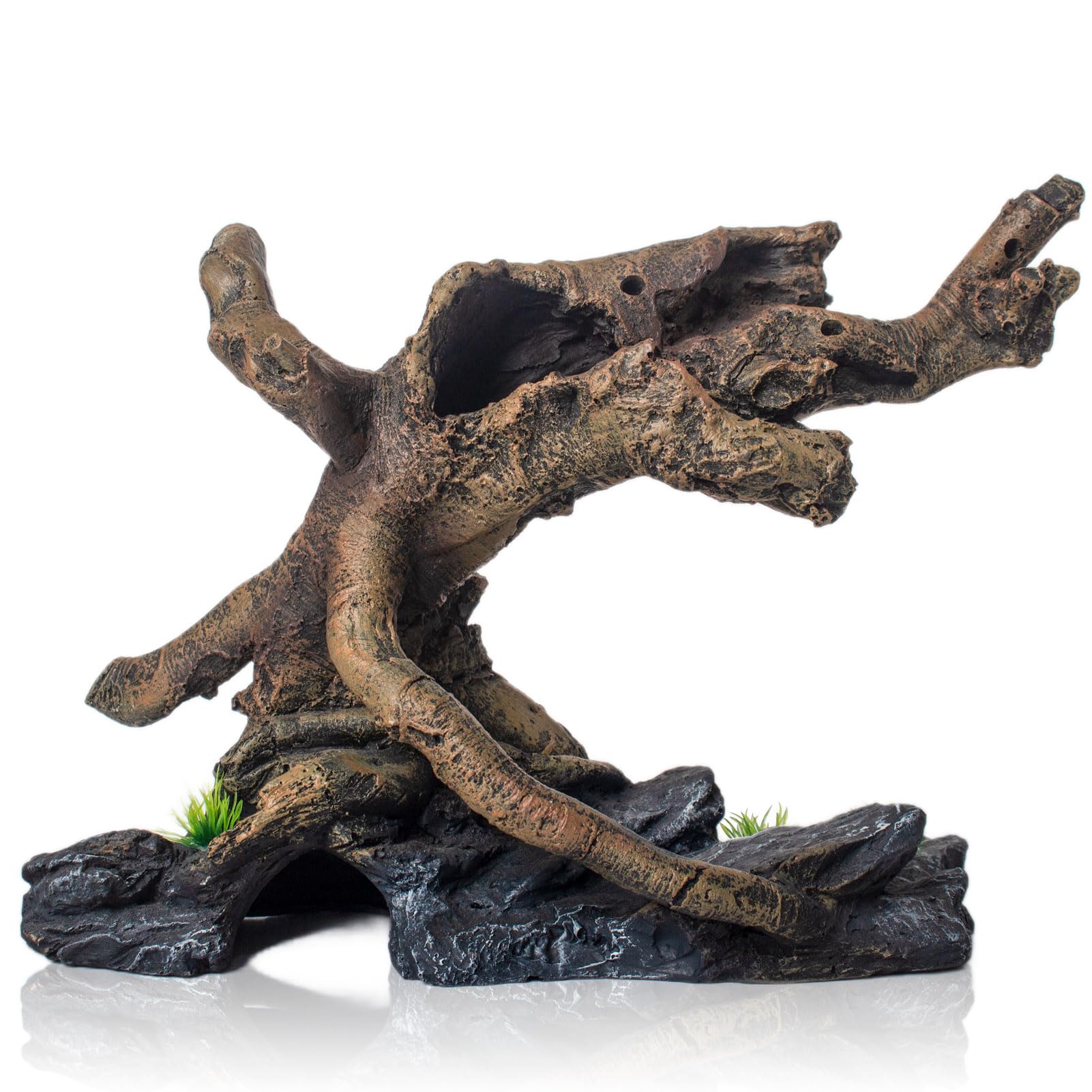 Photo 1 of TAOMYPETS Fish Tank Decorations Aquarium Décor Resin Artificial Tree Trunk Root (D)