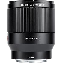 Amazon.com : VILTROX 85mm F1.8 Z Mount Lens,AF Full Frame