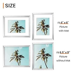 upsimples 8.5 By 11 Picture Frame, Display Pictures