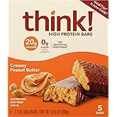 thinkThin Bar Creamy Peanut Butter, 10.5 oz