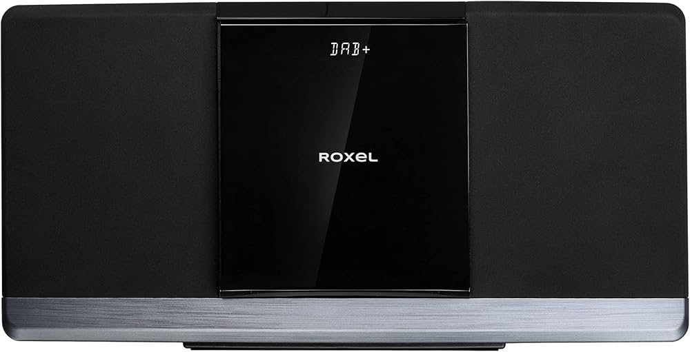Roxel RCD-320 Micro Hi Fi System with CD DAB FM Bluetooth USB AUX White LED