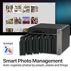 QNAP TS-AI642 6 Bay AI NAS with a Power-efficient
