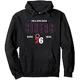 NBA Official Philadelphia 76ers Half Moon Pullover Hoodie