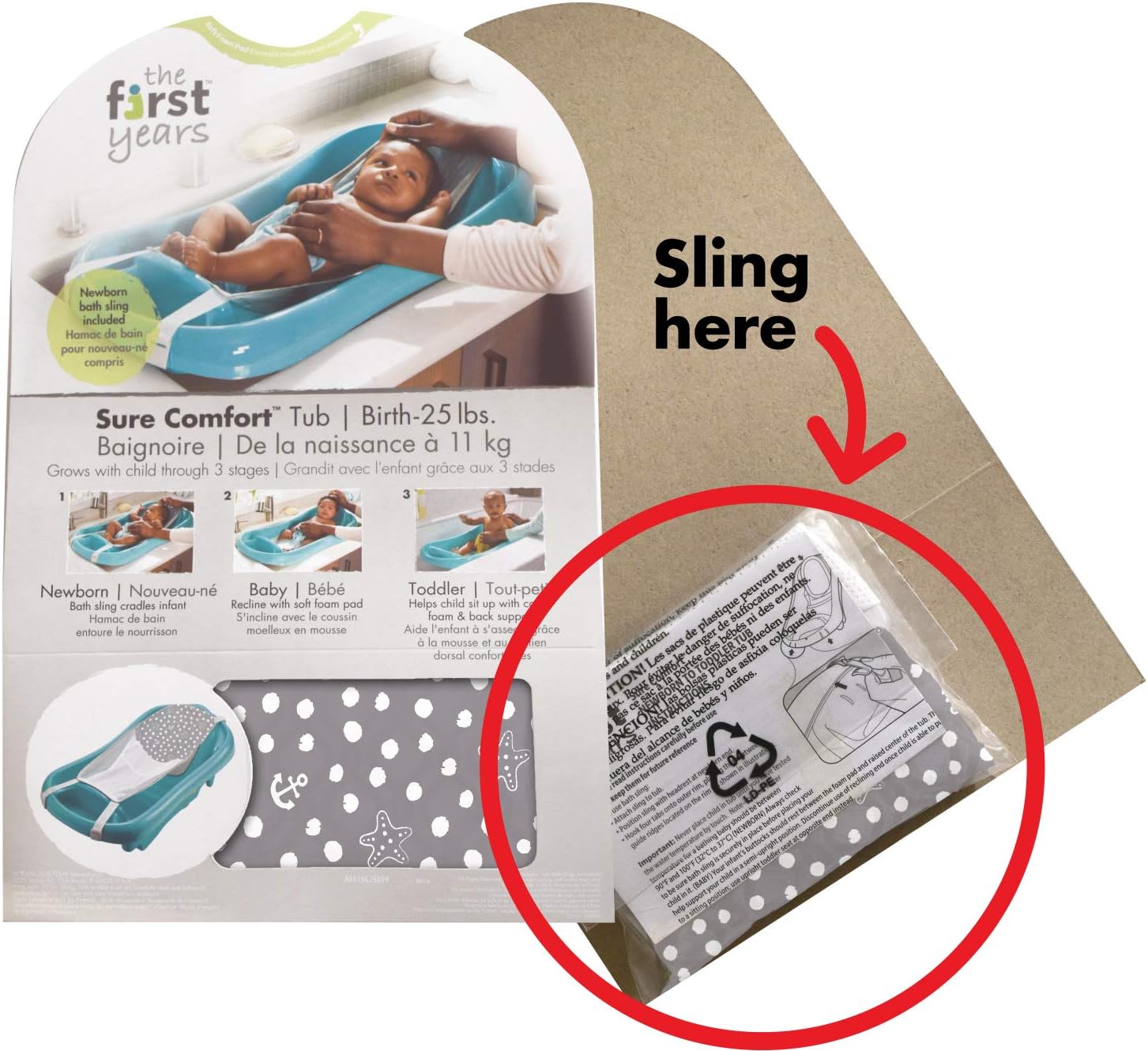 first years comfort tub