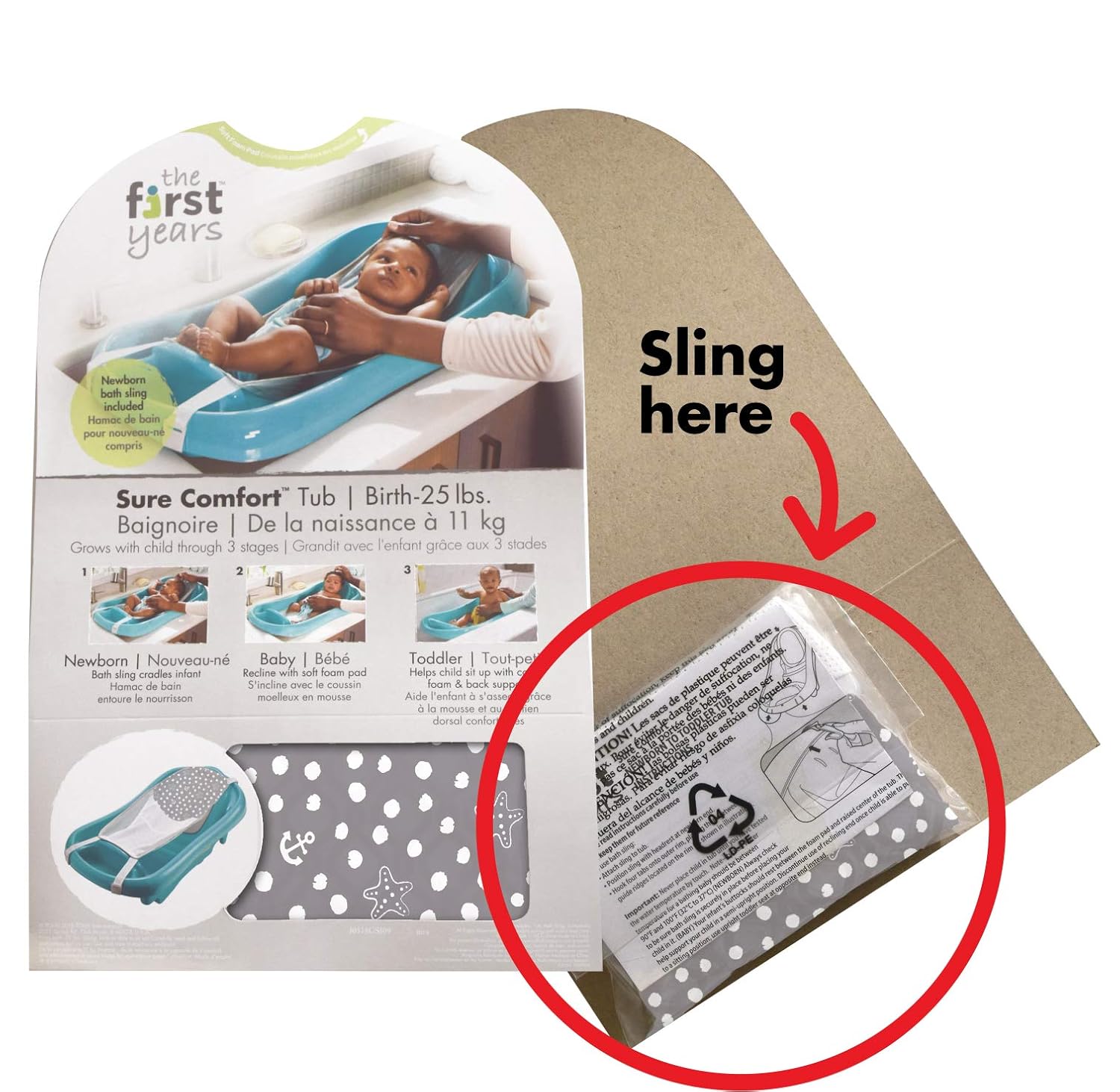 The First Years Sure Comfort Deluxe Newborn to Toddler Tub, Teal : Baby Bathing Seats And Tubs : Baby