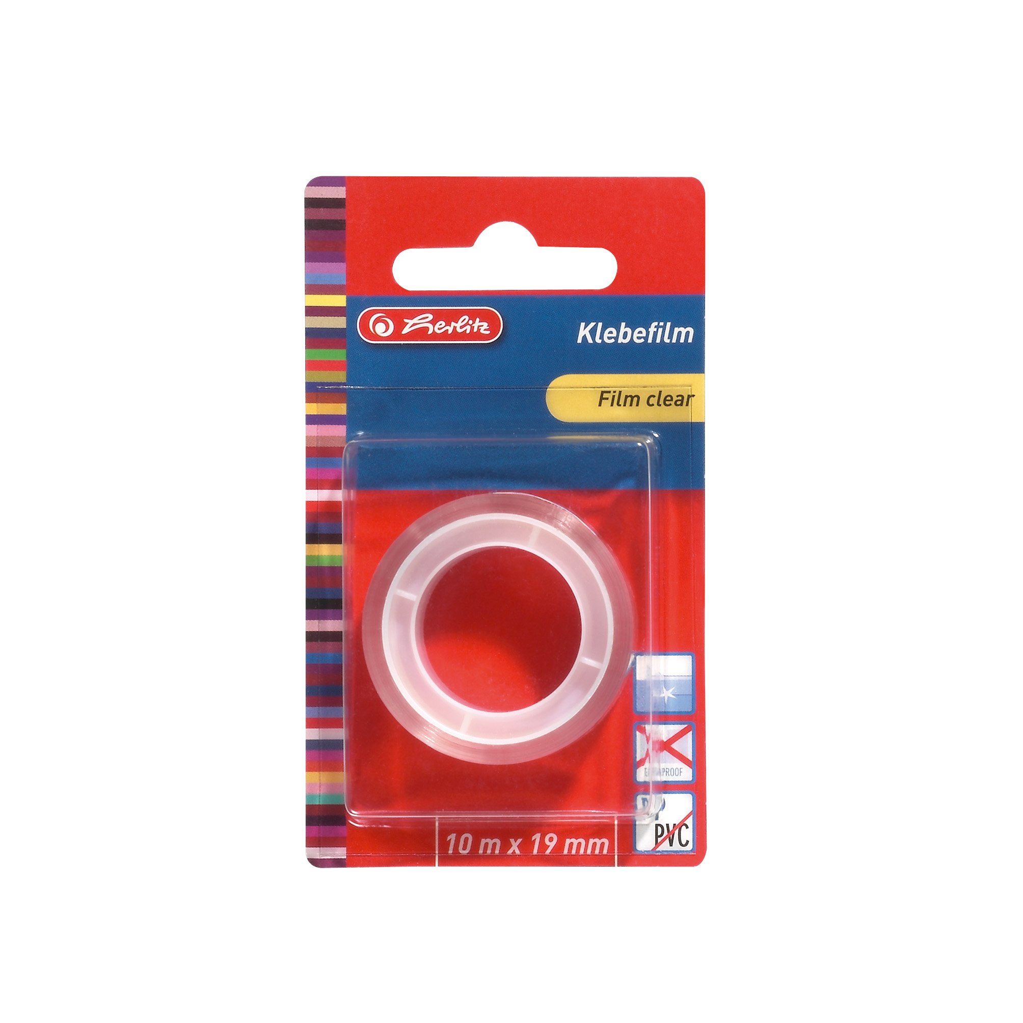 Herlitz 10410421 Adhesive Film 10 m x 19 mm 1 Piece Transparent