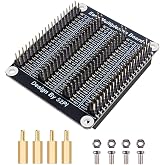 GeeekPi GPIO Extension Board for Raspberry Pi, Expansion Board GPIO 1 to 4 for Raspberry Pi 5/4B/3B+/3B with Screws