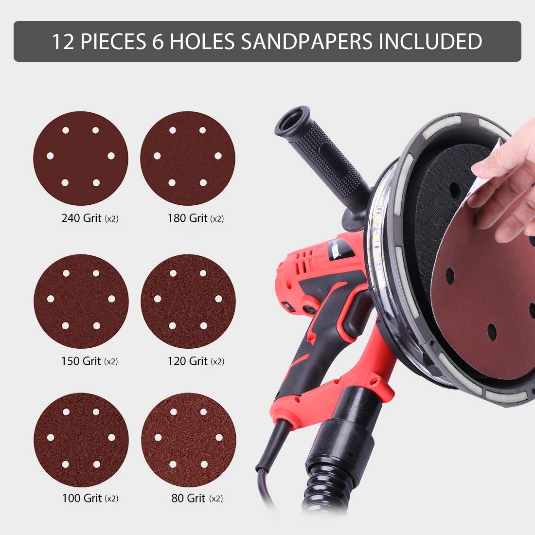 VIVOHOME V850DS Drywall Sanders product image 4