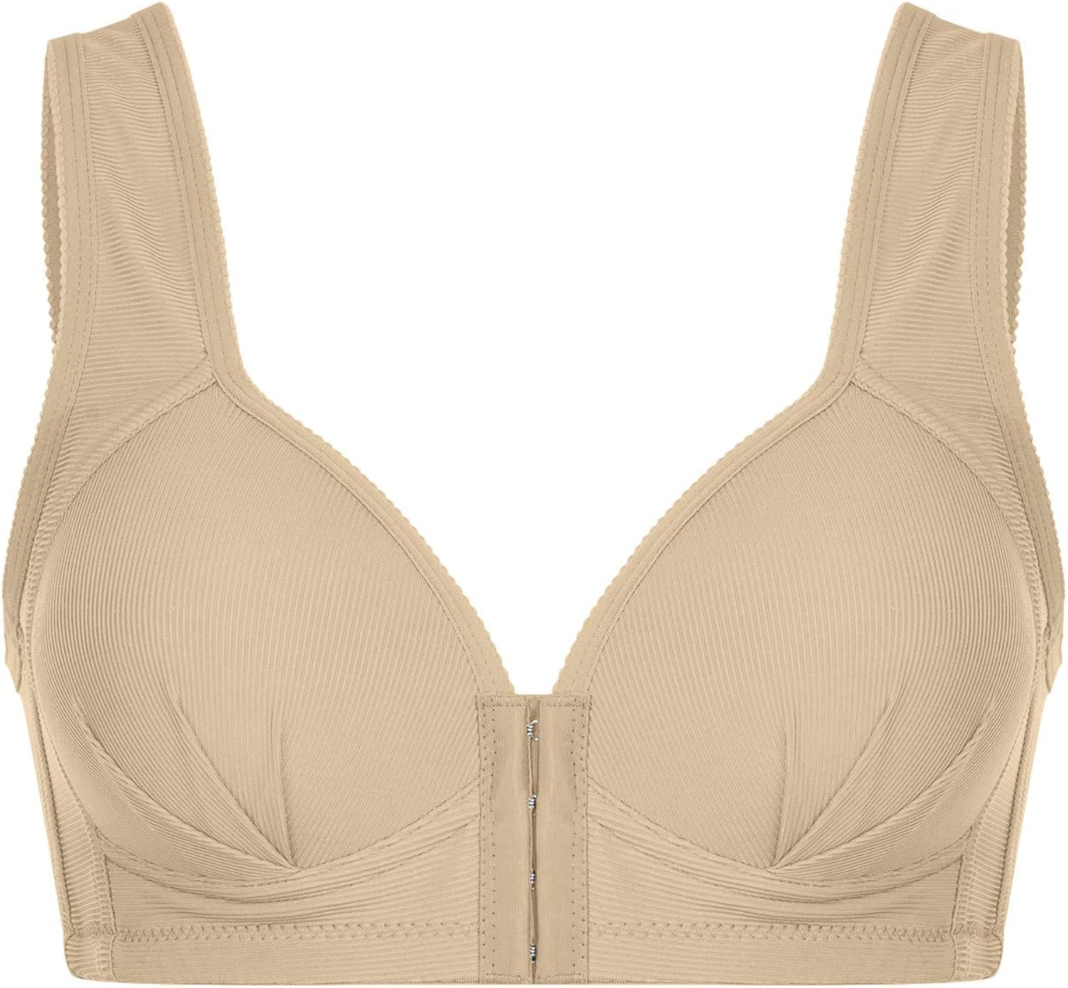 Winkey Women's Sports Bra Chest Wrap Wide Strap Chest Wrap Solid Push