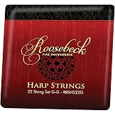 Roosebeck Harp String Set, 22, G - G