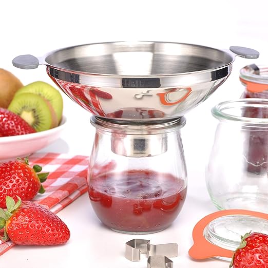 Edelstahl - Trichter Einfüllhilfe Einmachhilfe Einmachtrichter Einmachen Abfüllen Marmelade