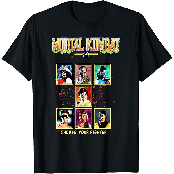 Amazon.com: Mortal Kombat Mens T-Shirt - Distressed Goro