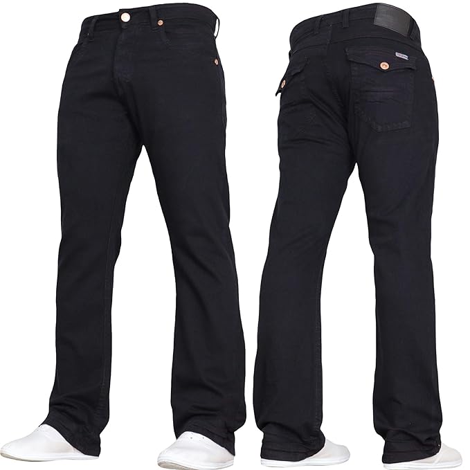 flared leg mens denim jeans