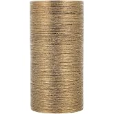 Amosfun Golden Brushed Ceramic Flower Vase 8.85X4.33In Nordic Style Cylindrical Flower Pot for Home Office Table D Cor and Floral Arrangement