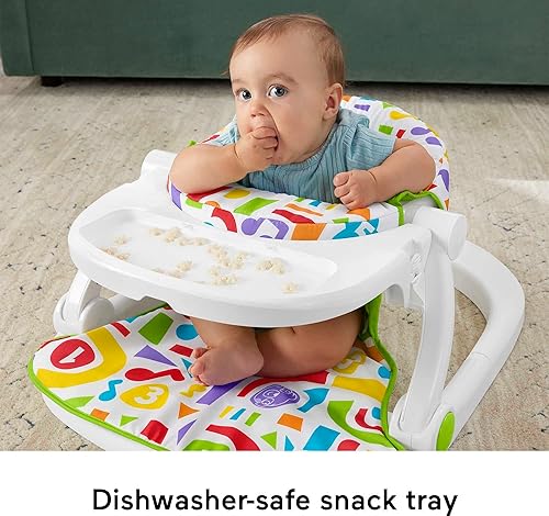 Fisher-Price Portable Baby Chair Kick Play Deluxe Sit-Me-Up Seat