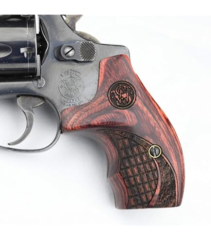 Amazon.com: Zib Grips, J Round Revolver Grips Compatible with S&W