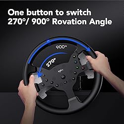 PXN V99 PC Racing Wheel, Real Force Feedback