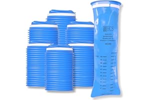 HCS MEDICAL SOLUTIONS HCS Emesis Bags Disposable - Strong, Hospital Grade, Travel Vomit Bags Disposable for Car/Air Sickness - Puke Bags, Barf Bags Disposable for Adults & Kids - 24 Throw Up Bags (40 fl oz)