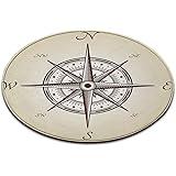 Kinderteppiche Kuche Haushalt Wohnen Nautische Retro Karte