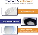 PlumbEZ Universal 32mm Blanking Cap & Washer White – Sink/Washing Machine Cap view 5