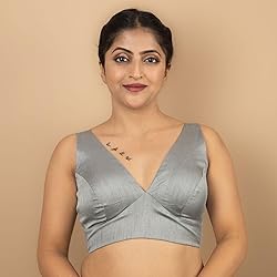 FIGURE'S DESIGNER Women's Dupion Raw Silk