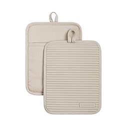 KitchenAid Ribbed Soft Silicone Pot Holder 2-Pack