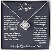 Mom's Gift: Daughter Necklaces With Light Box - Birthday & Christmas Idea