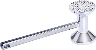 GRÄWE Fleischhammer aus Aluminium, doppelseitig, Fleischklopfer mit zwei Bearbeitungsflächen inkl. Glatter und Genoppter Fläche, 28 cm