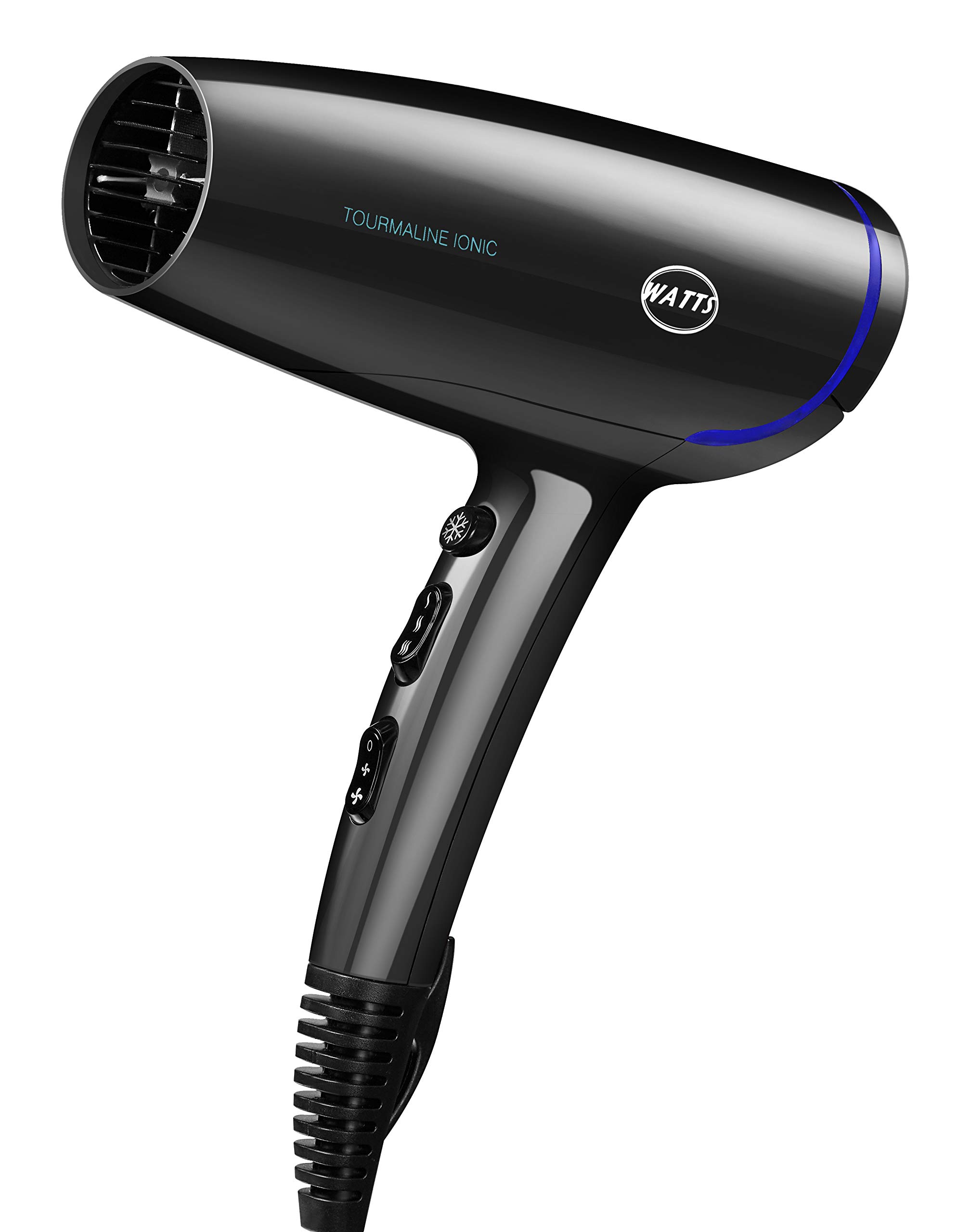 WATTS HD16 1875W Hair Dryer, Compact Blow Drier, w/Ceramic Tourmaline