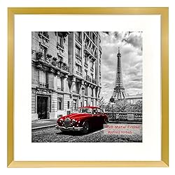 EVQUIT 8 x 8 Metal Picture Frame Aluminum Photo