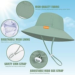 2-Pack Baby Sun Hat Kids Summer UPF 50+ Sun