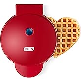 Dash Express 8” Waffle Maker for Waffles, Paninis, Hash Browns + other Breakfast, Lunch, or Snacks, with Easy Clean, Dual Non