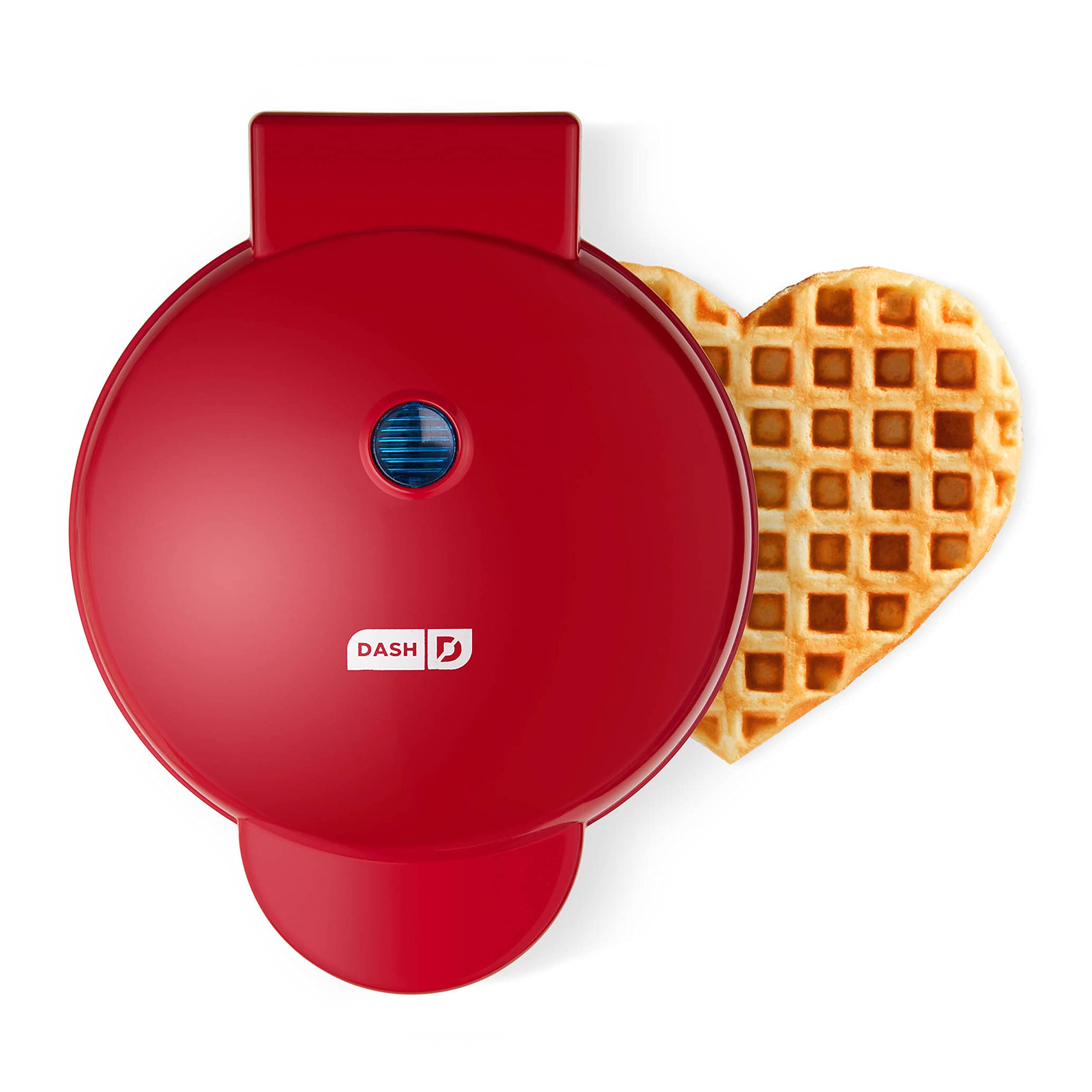 Photo 1 of Dash Express Waffle Maker -Electric Waffle Maker for Creative Homemade Treats - Dual Nonstick Cooking Surfaces, Easy Food Release & Quick Cleanup - Compact, Space-Saving Design - 8 Inches - Red Heart