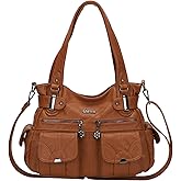 Purses and Handbags for Women Large Hobo Shoulder Bags Soft PU Leather Multi-Pocket Tote Bag | Large, Soft, PU Leather, Multi-Pocket