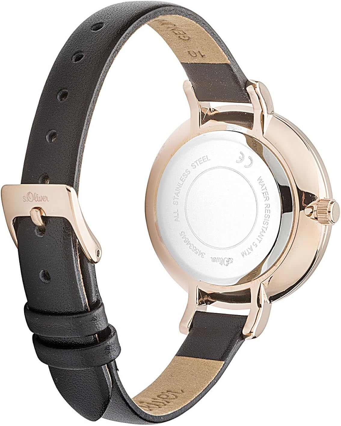 s.Oliver - Women's Watch SO-3456-LQ, Black-rose, 35 mm - Image 4